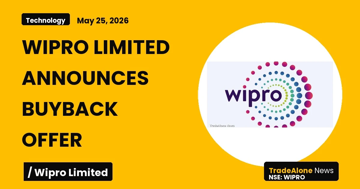 Wipro Limited WIPRO Buyback Announcement May 2026
