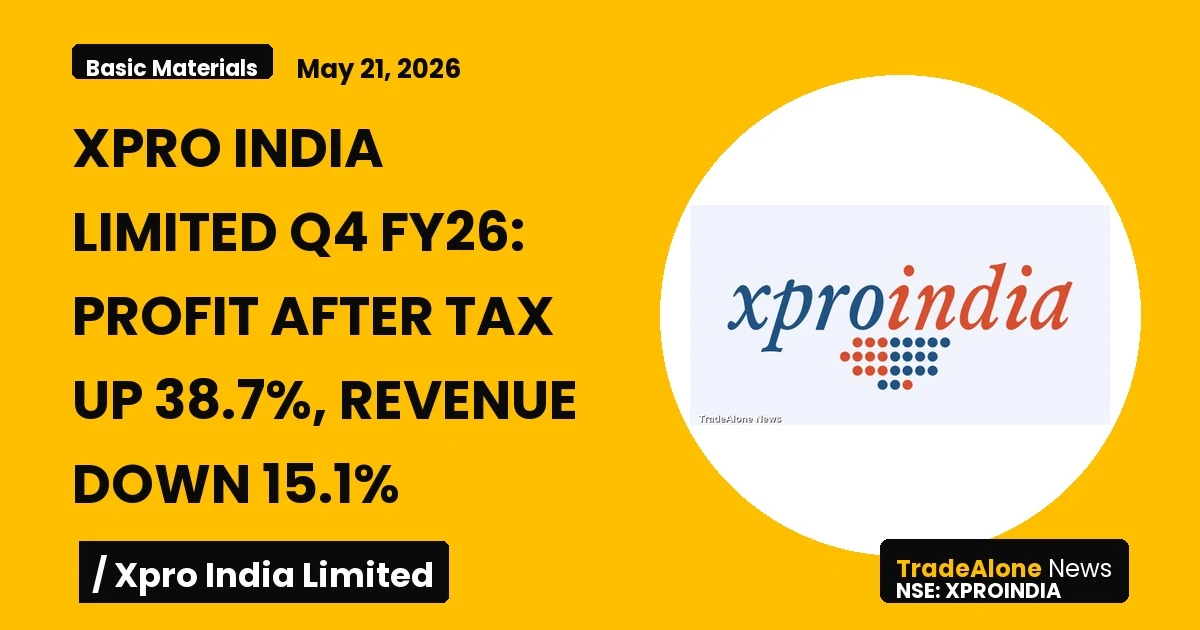 Xpro India Limited Xproindia Q4 FY26 Results