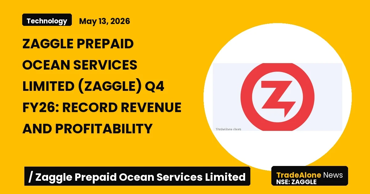 Zaggle Prepaid Ocean Services Limited (zaggle) Q4 FY26 Results