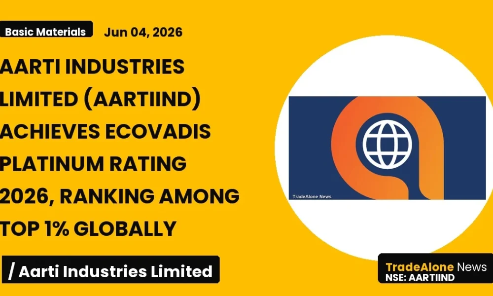 Aarti Industries Limited Aartiind Ecovadis Platinum Rating 2026