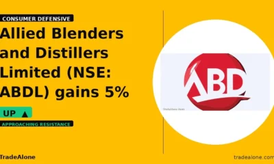 Allied Blenders and Distillers Limited ABDL gains 5% intraday