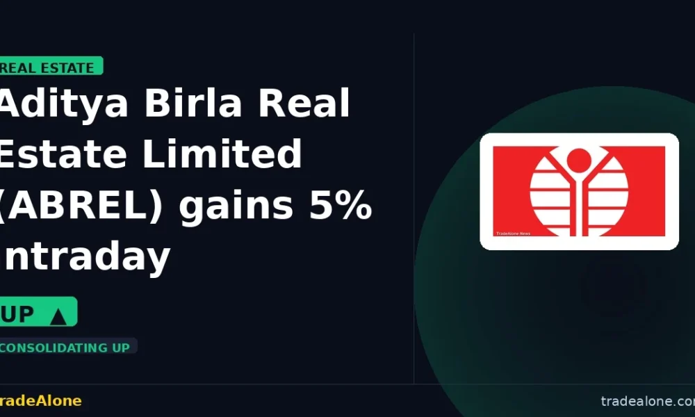 Aditya Birla Real Estate Limited ABREL consolidating up