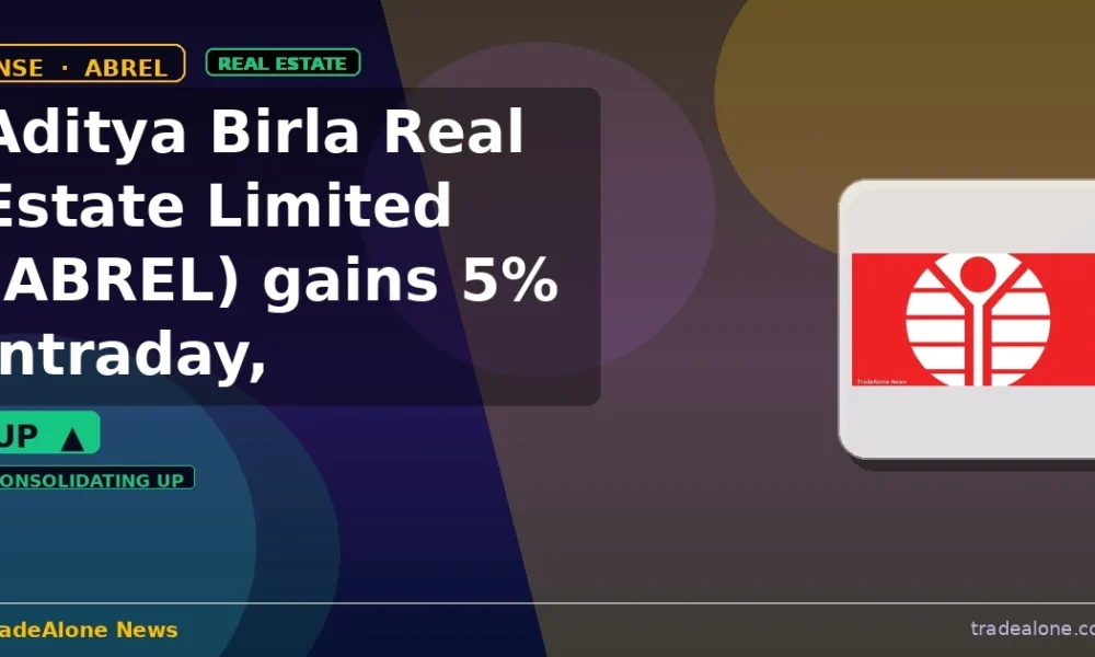 Aditya Birla Real Estate Limited ABREL trendline consolidating up