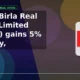 Aditya Birla Real Estate Limited ABREL trendline consolidating up