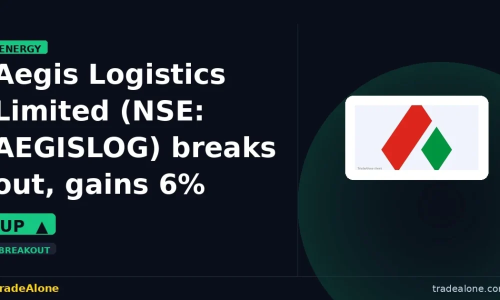 Aegis Logistics Limited AEGISLOG breaks out