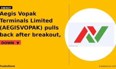 Aegis Vopak Terminals Limited AEGISVOPAK pulls back after breakout