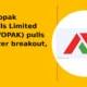 Aegis Vopak Terminals Limited AEGISVOPAK pulls back after breakout