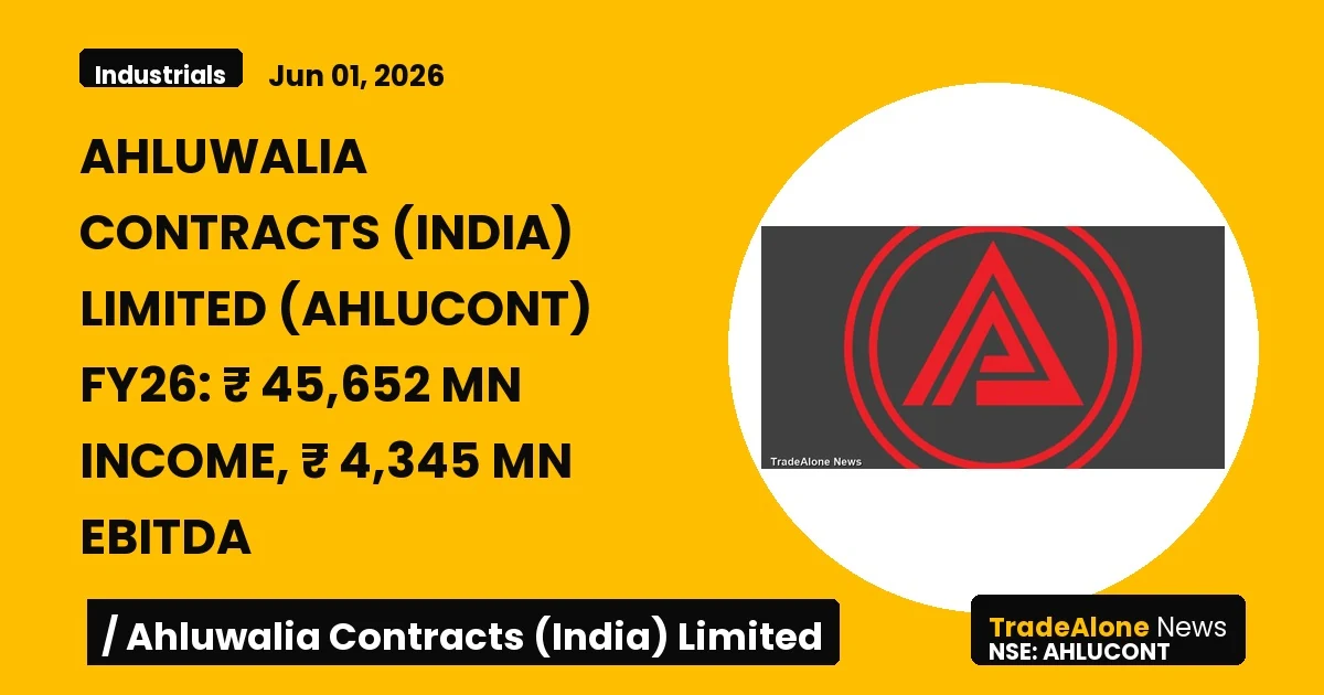 Ahluwalia Contracts (india) Limited FY26 Results