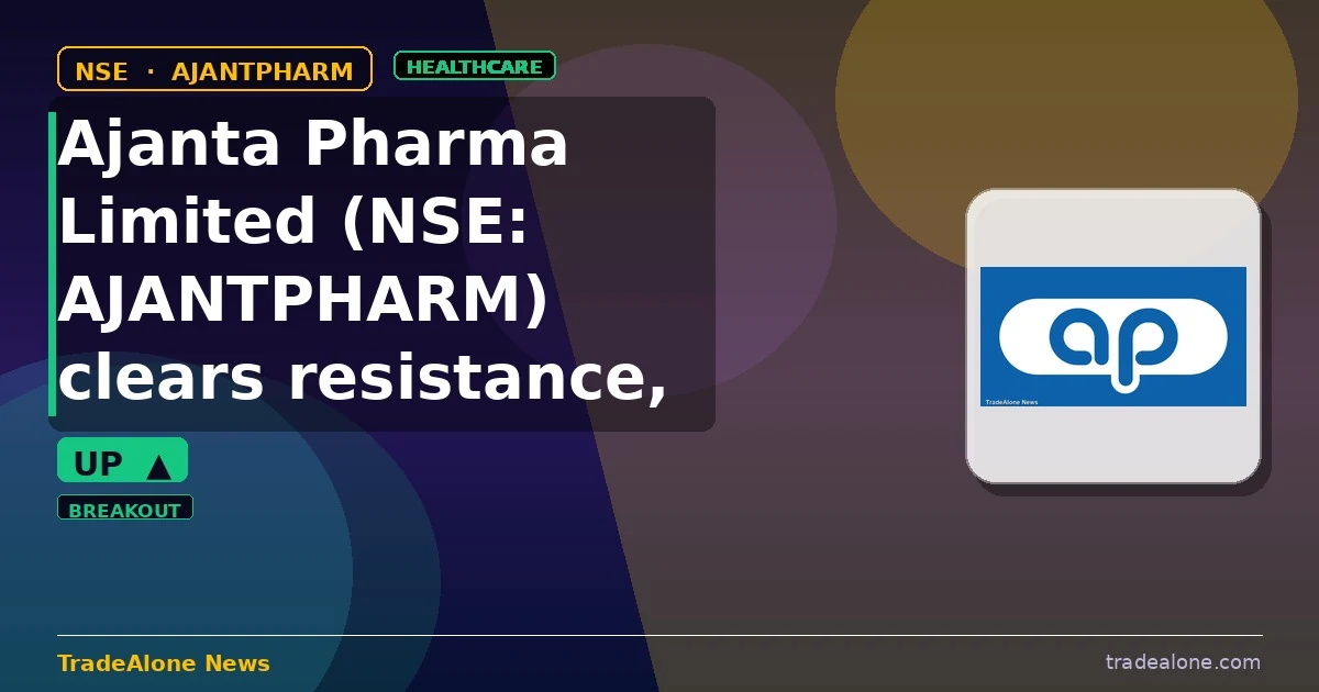 Ajanta Pharma Limited NSE AJANTPHARM clears resistance