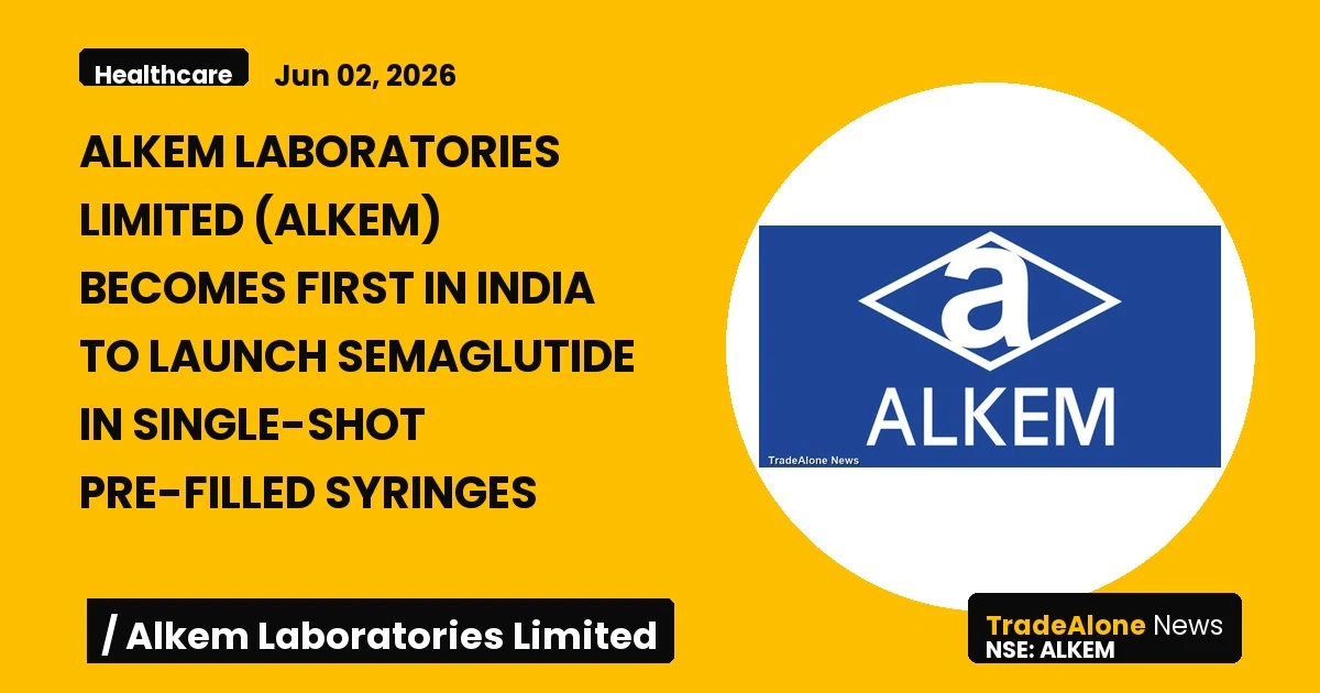 Alkem Laboratories Limited NSE ALKEM June 2026 Launch