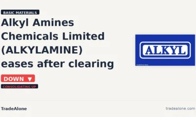 Alkyl Amines Chemicals Limited ALKYLAMINE pulls back from breakout highs