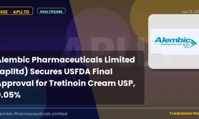 Alembic Pharmaceuticals Limited Aplltd USFDA Approval Tretinoin Cream 0.05%