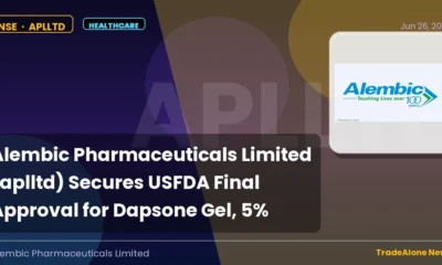 Alembic Pharmaceuticals Limited Aplltd USFDA Approval Dapsone Gel 5
