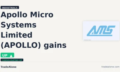 Apollo Micro Systems Limited APOLLO gains 6% intraday