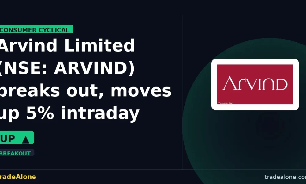 Arvind Limited ARVIND breaks out