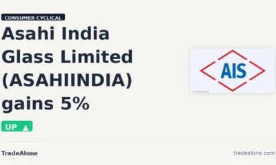 Asahi India Glass Limited ASAHIINDIA gains 5% intraday