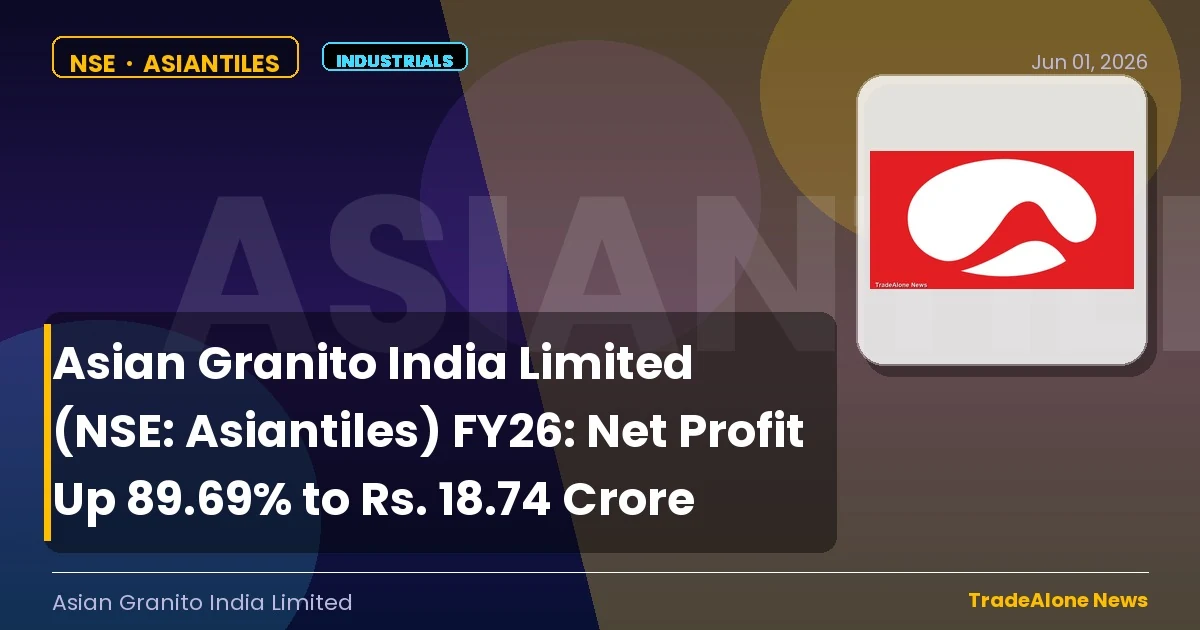 Asian Granito India Limited NSE Asiantiles FY26 Results