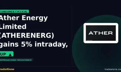 Ather Energy Limited ATHERENERG gains 5% nears resistance