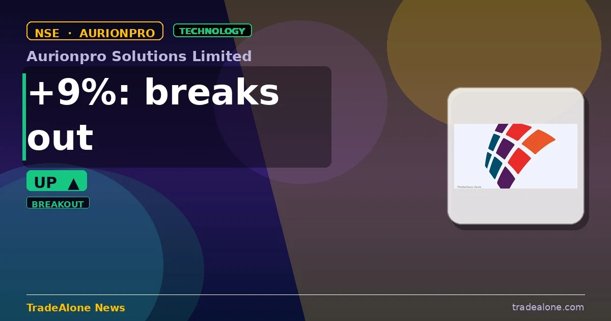 Aurionpro Solutions Limited AURIONPRO breaks out
