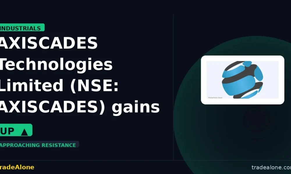 AXISCADES Technologies Limited NSE: AXISCADES gains 5% intraday