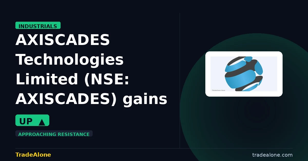 AXISCADES Technologies Limited NSE: AXISCADES gains 5% intraday