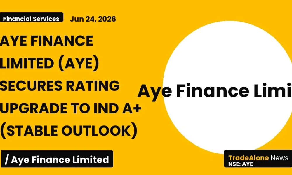 Aye Finance Limited AYE Rating Upgrade IND A+ June 2026