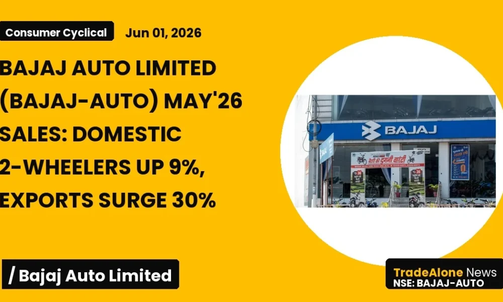 Bajaj Auto Limited Bajaj-auto May'26 Sales