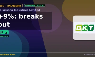 Balkrishna Industries Limited BALKRISIND breaks out