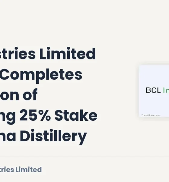Bcl Industries Limited NSE Bclind Acquisition