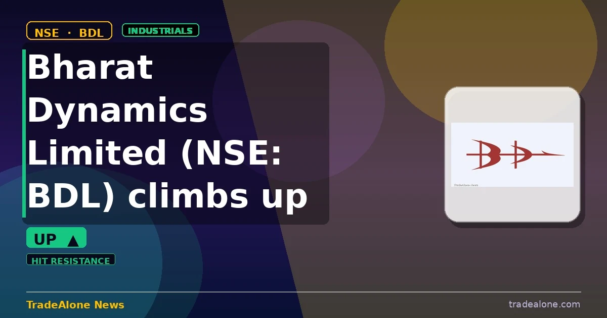 Bharat Dynamics Limited BDL hits resistance