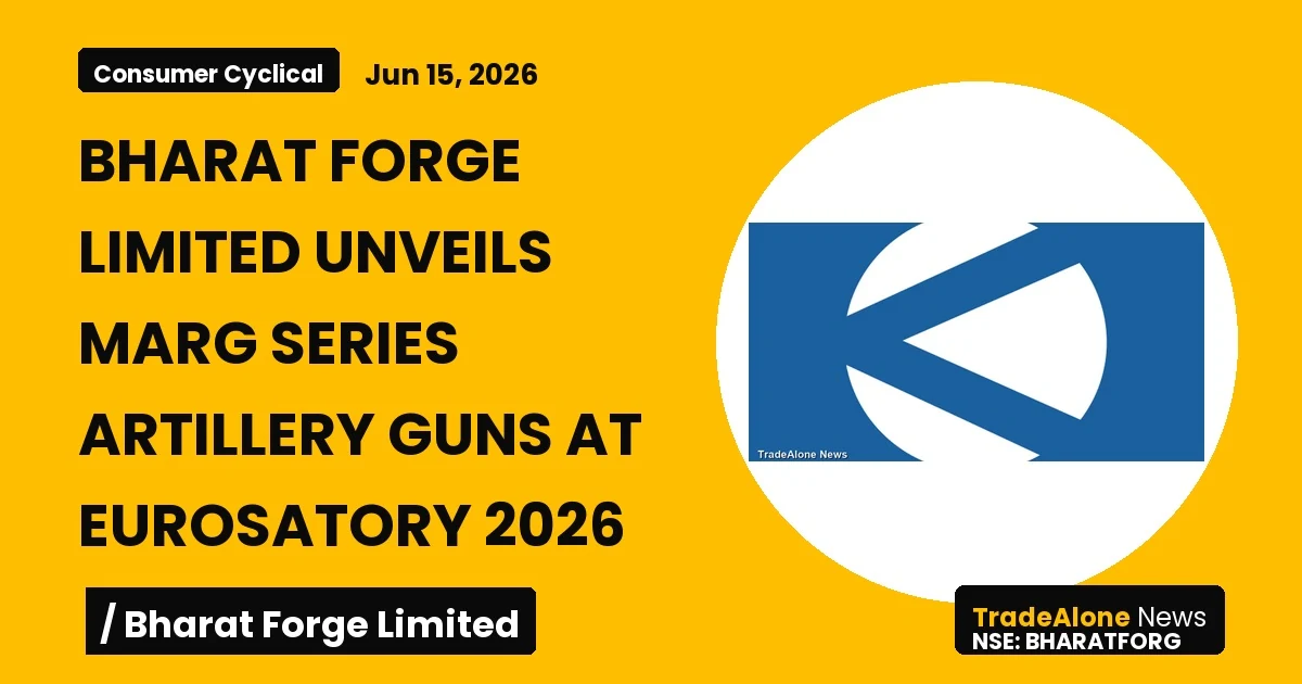 Bharat Forge Limited Bharatforg Marg Series Launch