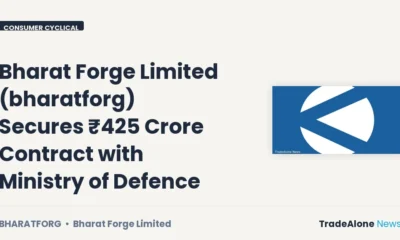 Bharat Forge Limited Bharatforg ₹425 Crore Contract Defence