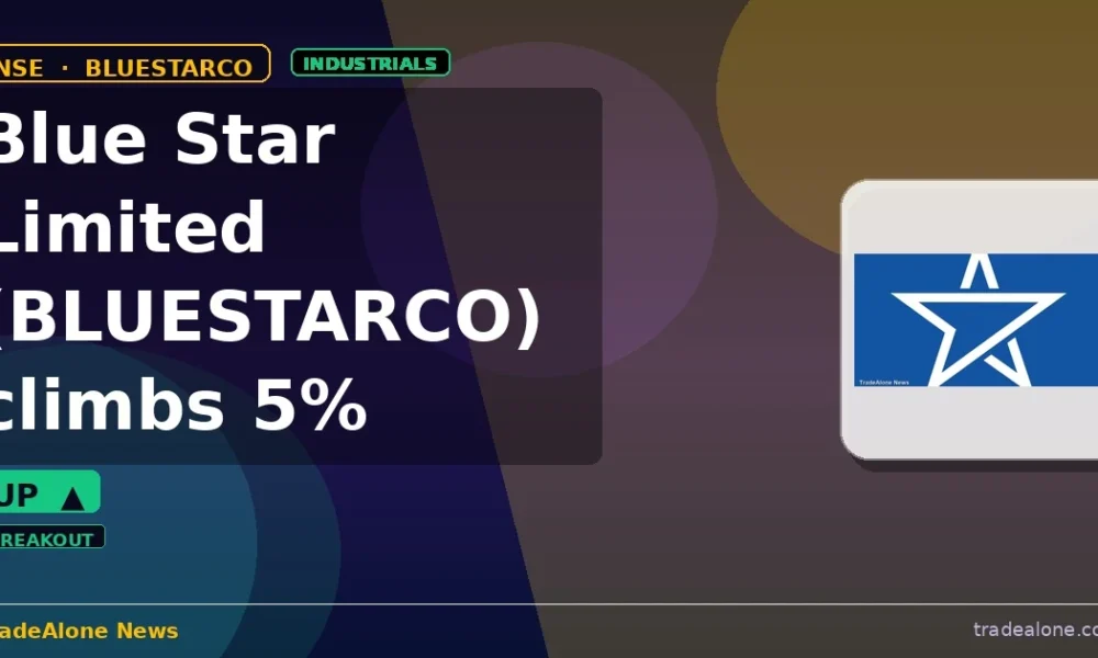 Blue Star Limited BLUESTARCO 5% climb