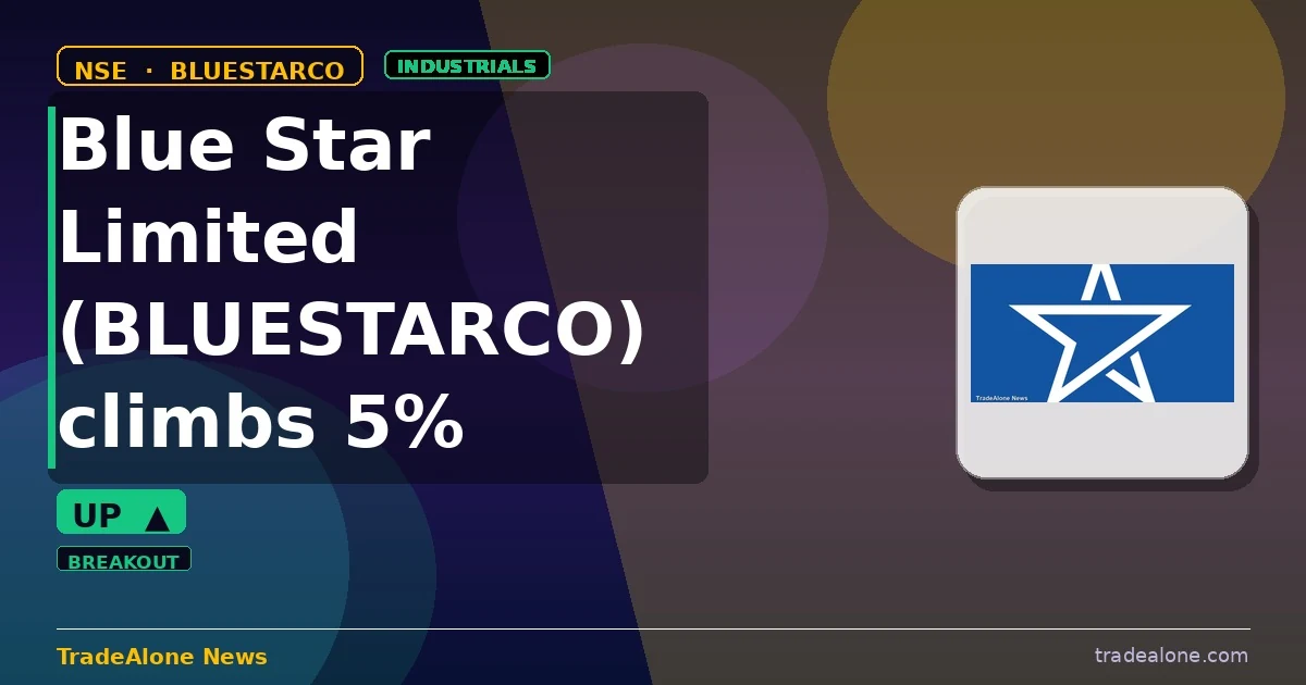 Blue Star Limited BLUESTARCO 5% climb