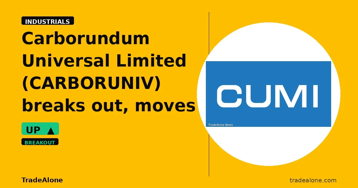 Carborundum Universal Limited CARBORUNIV breakout