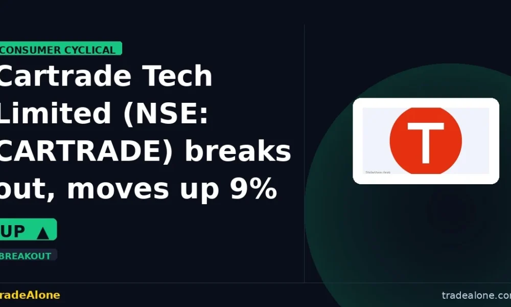 Cartrade Tech Limited CARTRADE breaks out