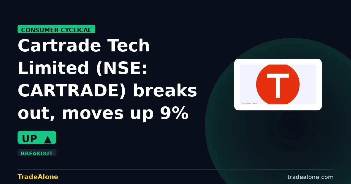 Cartrade Tech Limited CARTRADE breaks out