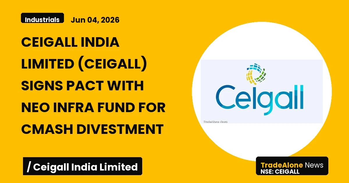 Ceigall India Limited Ceigall CMASH Divestment