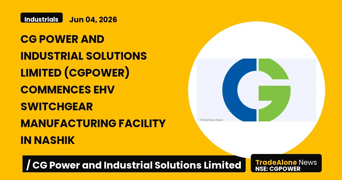 Cg Power and Industrial Solutions Limited Cgpower Facility Nashik