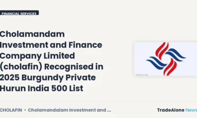 Cholamandalam Investment and Finance Company Limited Cholafin 2025 Burgundy Private Hurun India 500 List