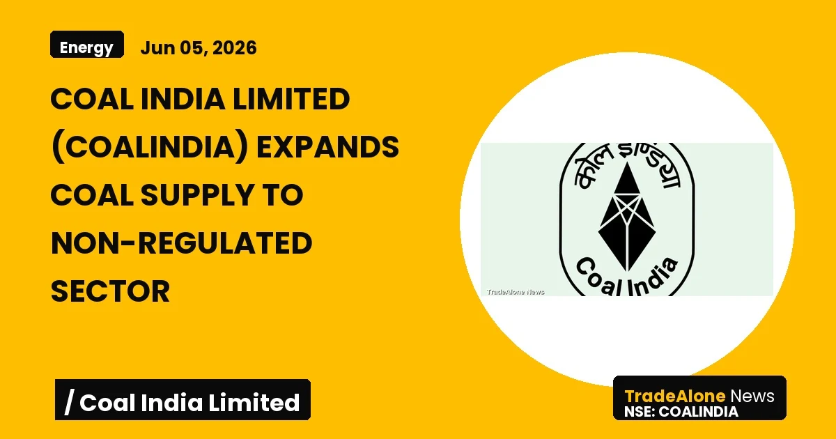 Coal India Limited Coalindia Expansion June 2026