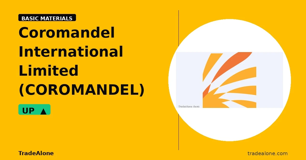 Coromandel International Limited COROMANDEL gains 5% intraday
