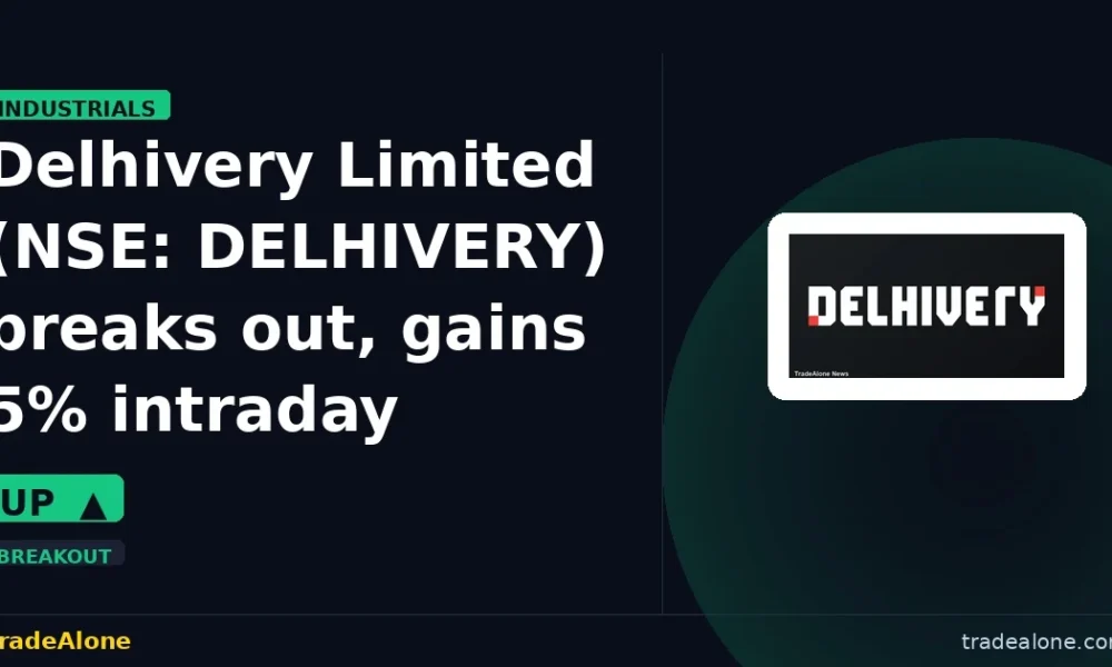 Delhivery Limited DELHIVERY breaks out