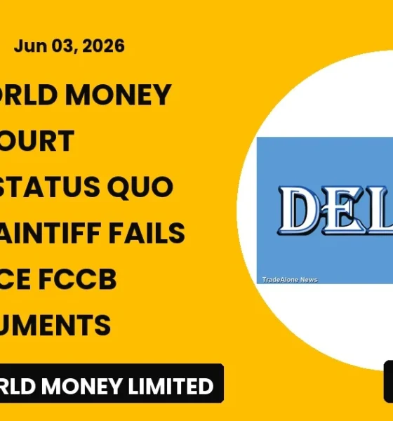 Delphi World Money Limited Delphifx June 2026 Court Order