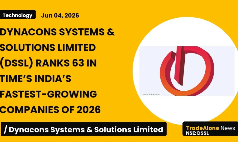 Dynacons Systems & Solutions Limited DSSL Rank 63 Time’s India’s Fastest-growing Companies 2026
