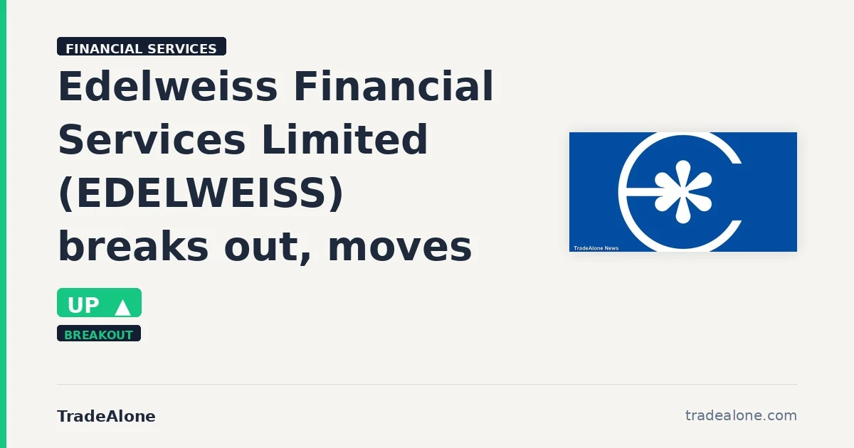 Edelweiss Financial Services Limited EDELWEISS breakout