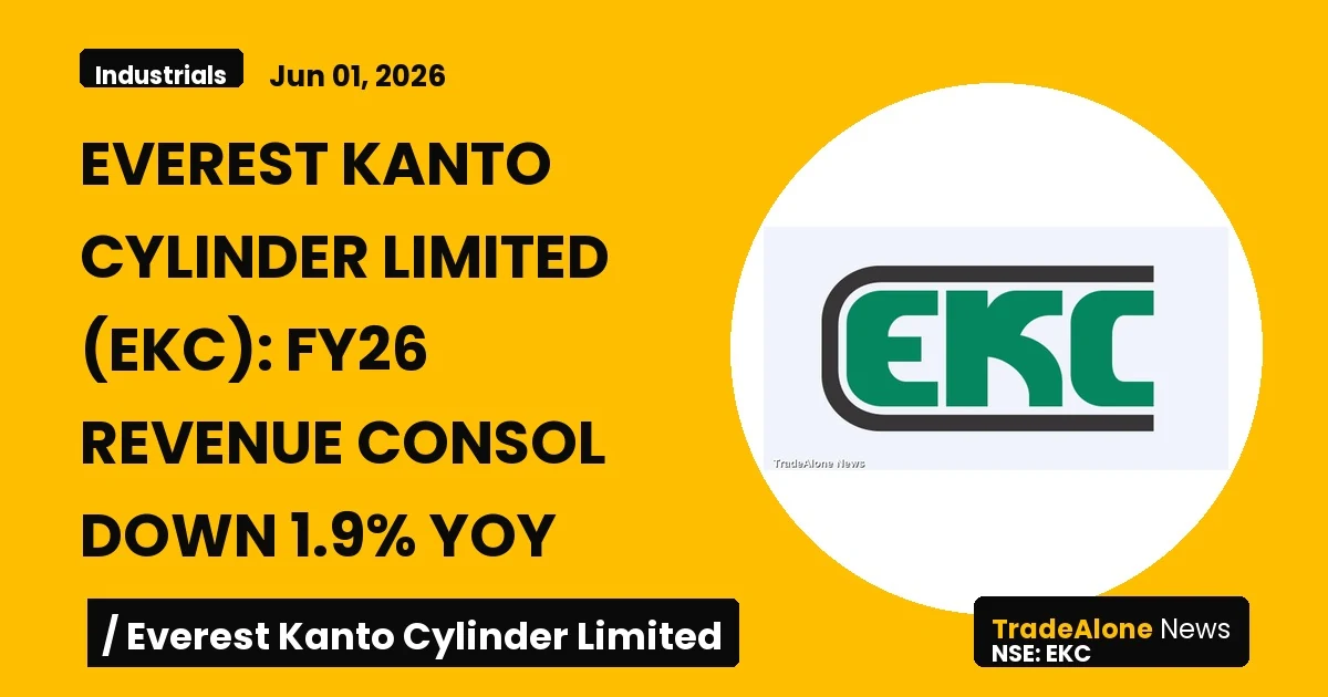 Everest Kanto Cylinder Limited EKC FY26 Revenue Consol