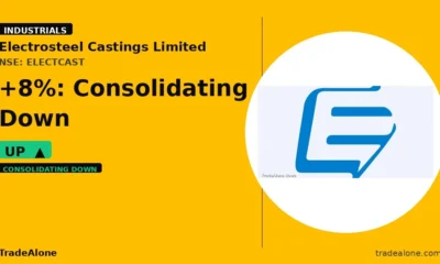 Electrosteel Castings Limited ELECTCAST consolidating down