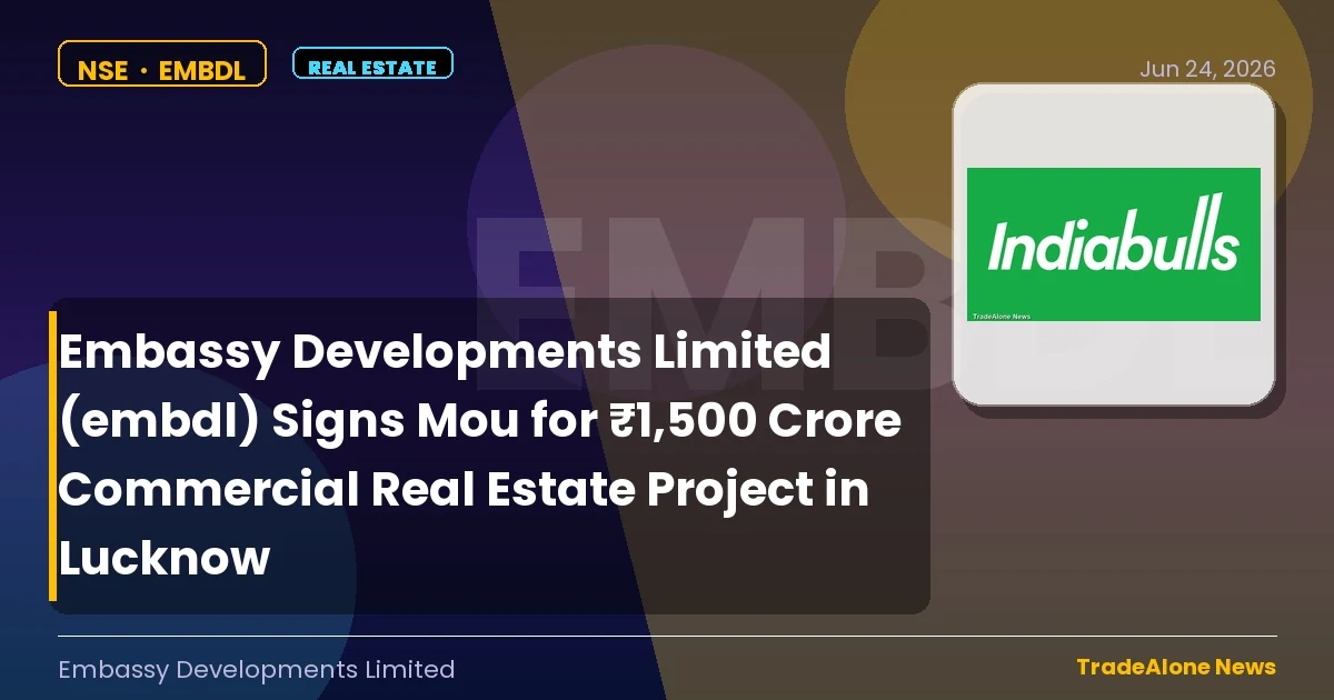 Embassy Developments Limited EMBDL Uttar Pradesh Commercial Project