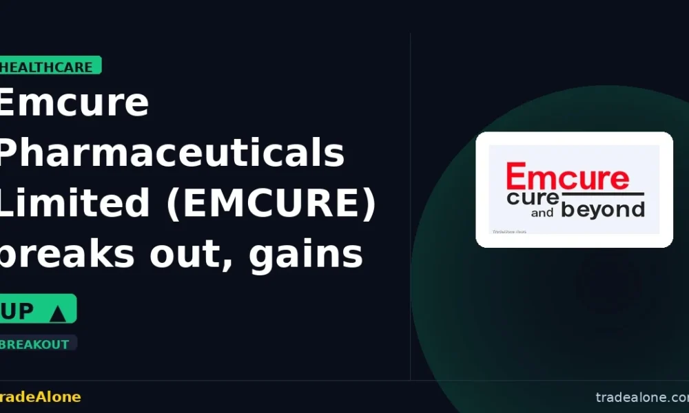 Emcure Pharmaceuticals Limited EMCURE breaks out